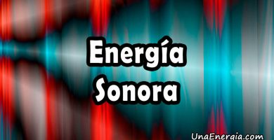 energia sonora o acustica